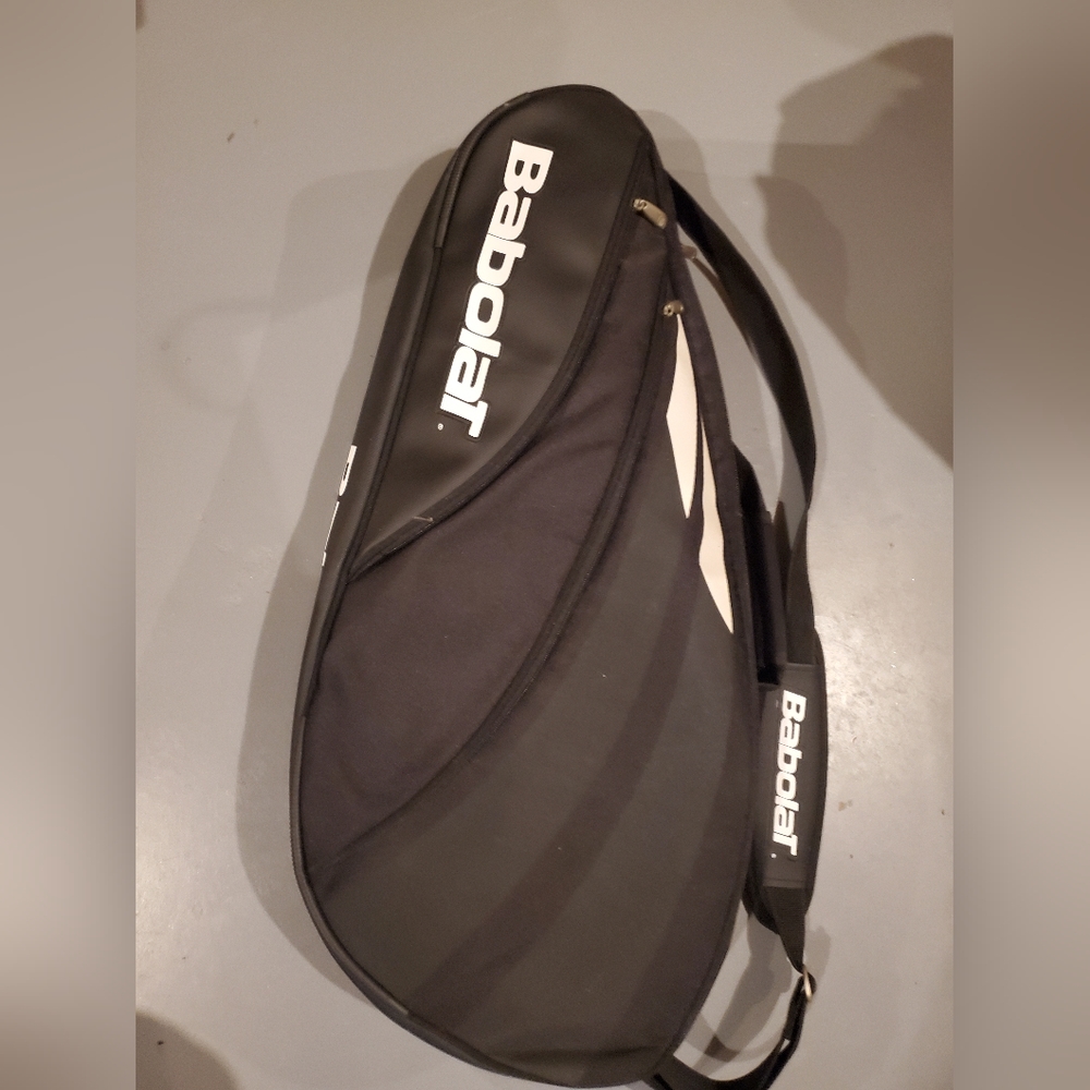 Tennis rackets and bag